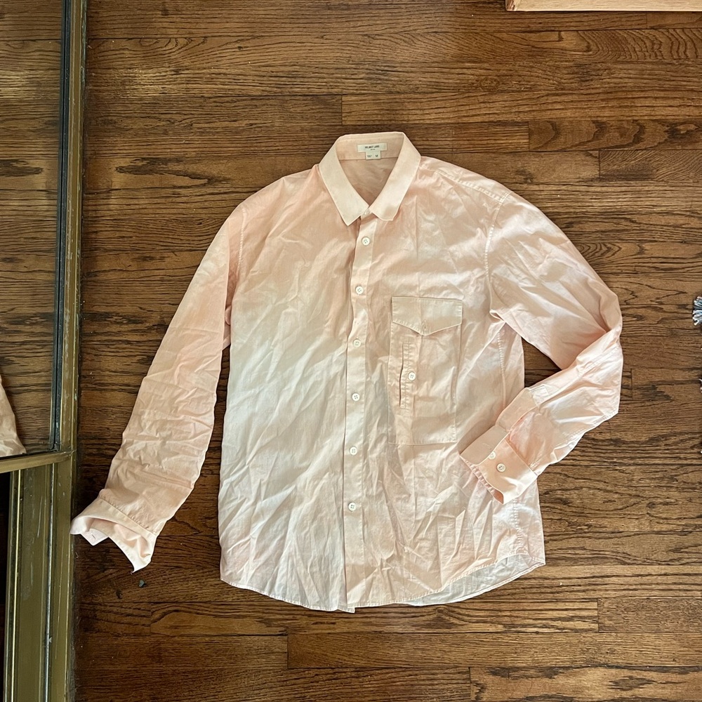 Men's Tie-Dye Button-Up Shirt